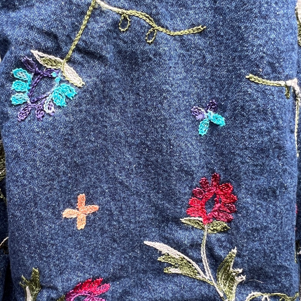 Embroidered Denim Jacket - Picture 8 of 9